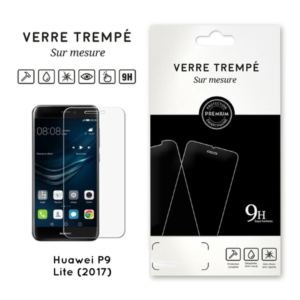 Verre trempé transparent pour Huawei P9 Lite (2017)