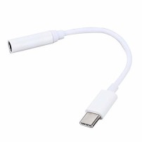 Adaptateur USB-C vers Jack universel blanc