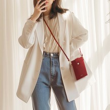 Crossbody phone bag Afterwork en rouge