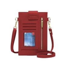 Crossbody phone bag Afterwork en rouge