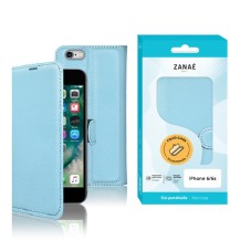 Étui portefeuille bleu clair pour iPhone 6 et 6s
