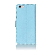Étui portefeuille bleu clair pour iPhone 6 et 6s