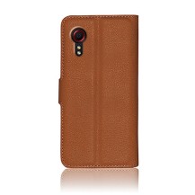 Etui Portefeuille Zanae pour Galaxy Xcover 5 Marron