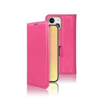 Etui Portefeuille Fushia pour iPhone 13