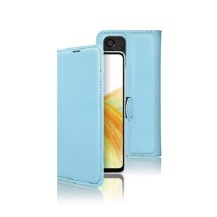 Étui Portefeuille Zanae bleu clair pour Galaxy A33 5G