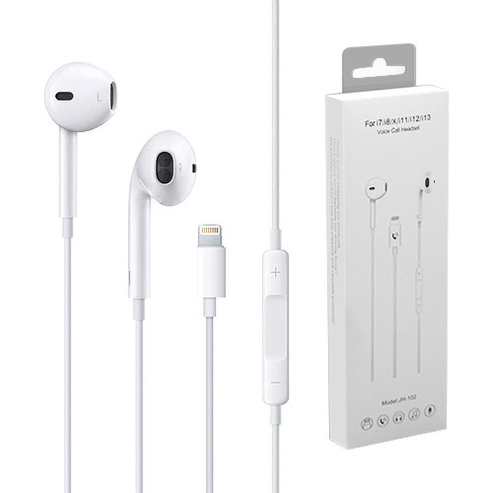 Kit mains libres blanc Lightning