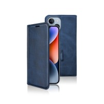 Étui Portefeuille Zanae Columbia en Marine pour iPhone 14 Plus