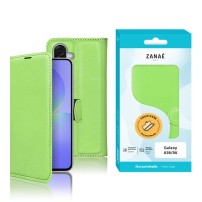 Étui portefeuille Zanae vert pour Galaxy A36/A56