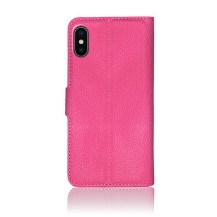Étui portefeuille Zanae fushia pour iPhone X/XS