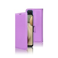 Étui Portefeuille Zanae Violet pour Samsung Galaxy A12 et M12