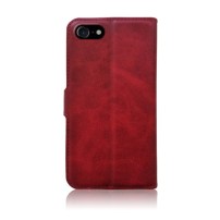 Etui portefeuille Zanae Columbia rouge pour iPhone