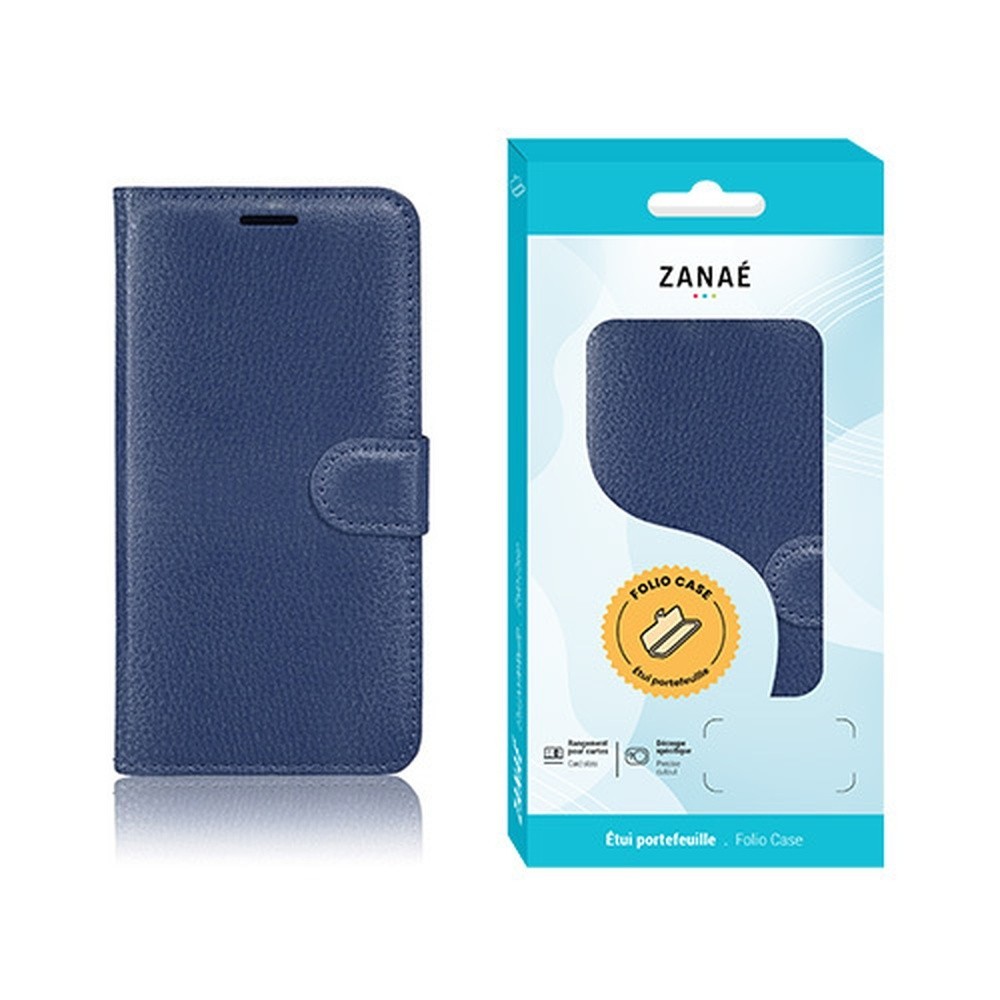 Étui Portefeuille Zanae pour Samsung Galaxy J6 (2018) Marine