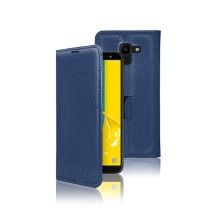 Étui Portefeuille Zanae pour Samsung Galaxy J6 (2018) Marine