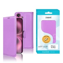 Étui Portefeuille Zanae Violet pour iPhone 16 Plus