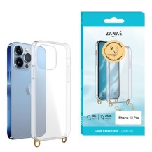 Coque transparente avec anneaux pour iPhone 13 Pro