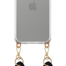 Coque transparente avec anneaux pour iPhone 13 Pro