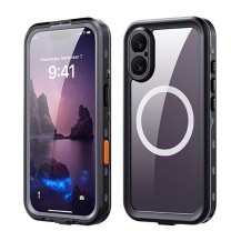 Coque Waterproof DOT pour iPhone 17 Noir