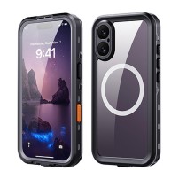 Coque Waterproof DOT pour iPhone 17 Noir