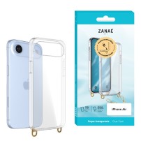 Coque transparente avec anneaux pour iPhone Air