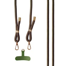 Cordon Liana universel de couleur kaki.