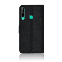 Etui portefeuille Zanae noir pour Huawei P40 Lite E