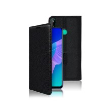 Etui portefeuille Zanae noir pour Huawei P40 Lite E