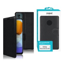 Etui Portefeuille Zanae pour Samsung Galaxy M23 5G et F23 5G en noir