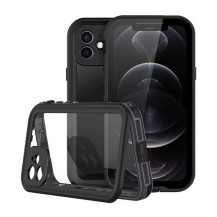 Coque étanche Redpepper noire pour iPhone 12