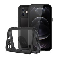 Coque étanche Redpepper noire pour iPhone 12