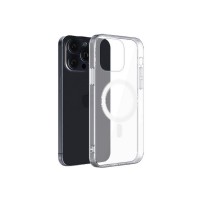 Coque transparente compatible MagSafe pour iPhone 15 Pro