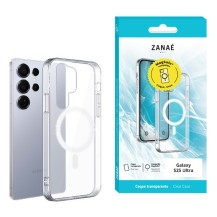 Coque Transparente Compatible MagSafe pour Galaxy S25 Ultra