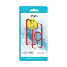 Coque rouge compatible MagSafe pour iPhone 16