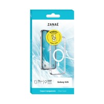 Coque transparente compatible MagSafe pour Galaxy S25