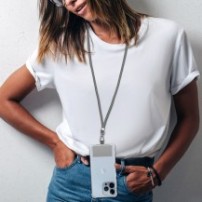 Cordon universel gris pour téléphone