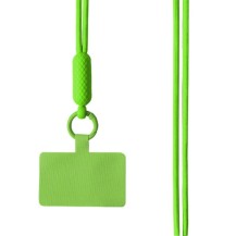 Cordon universel Color Block Vert Fluo en utilisation