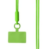 Cordon universel Color Block Vert Fluo en utilisation