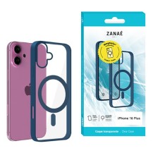 Coque MagSafe compatible iPhone 16 Plus coloris marine
