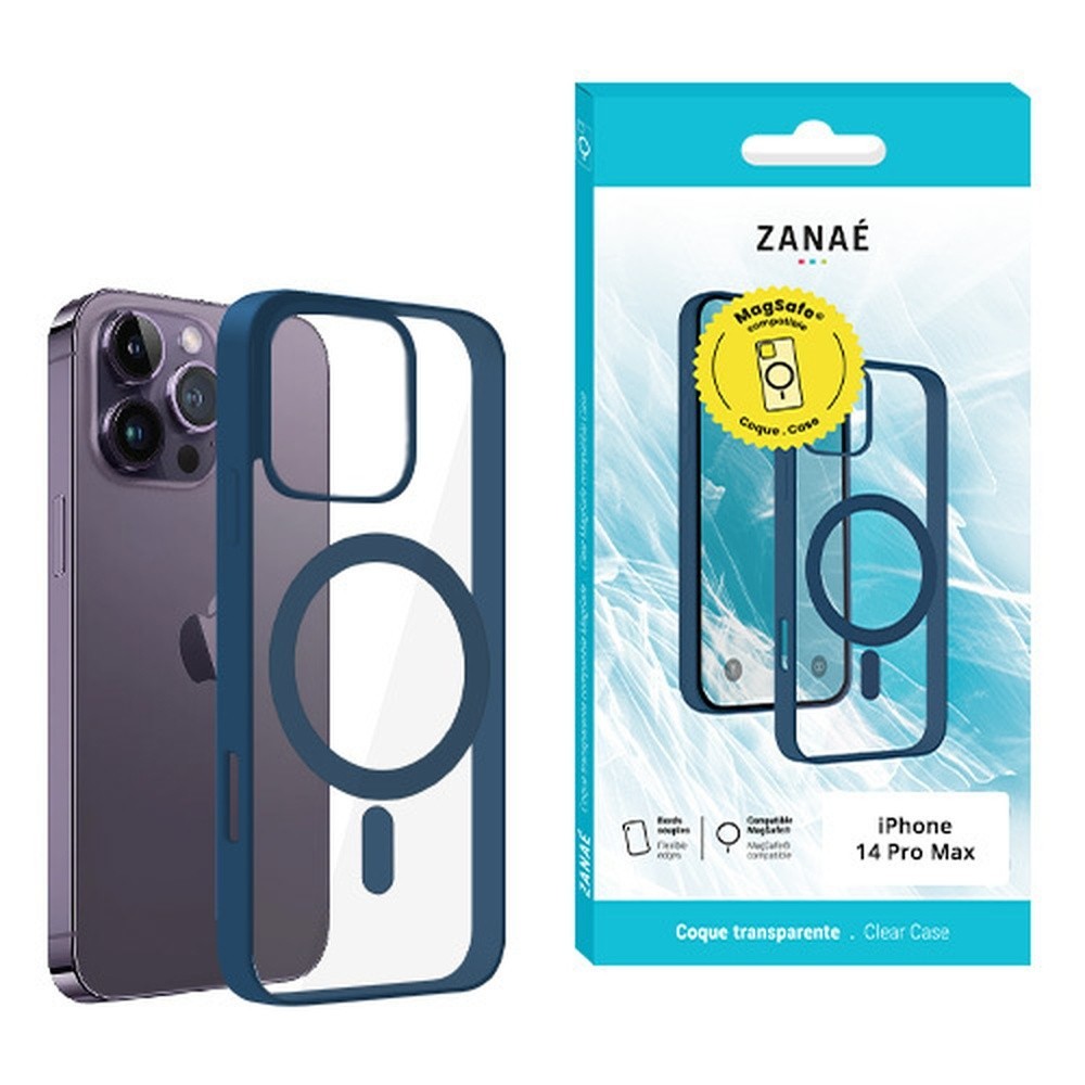 Coque marine compatible MagSafe pour iPhone 14 Pro Max