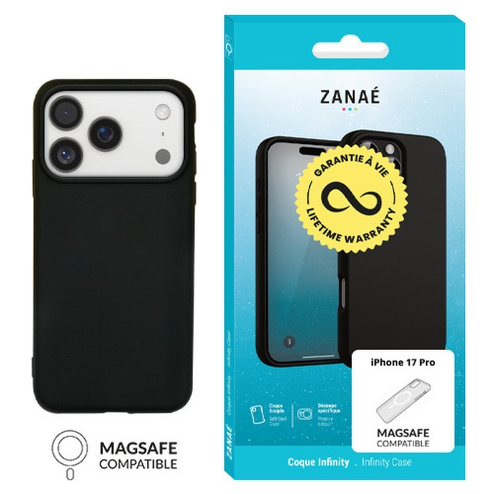Coque Infinity MagSafe pour iPhone 17 Pro Noir