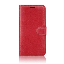Image principale de l'étui portefeuille Zanae rouge pour Redmi 15