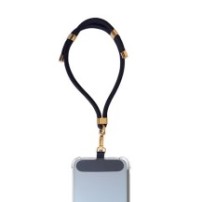 Chaine courte Layover Noir avec finition dorée