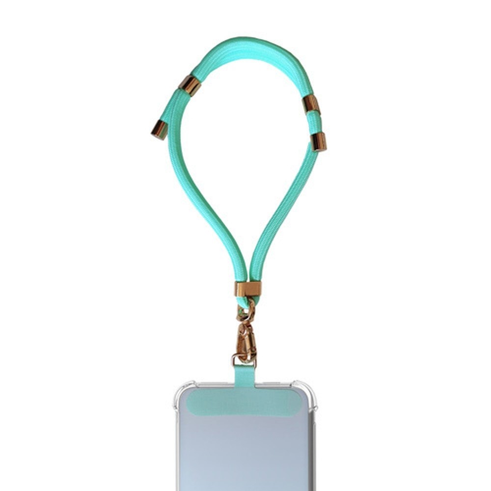 Chaîne courte Layover couleur menthe avec finition dorée