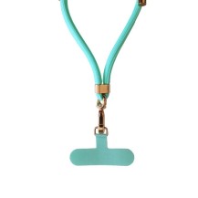 Chaîne courte Layover couleur menthe avec finition dorée