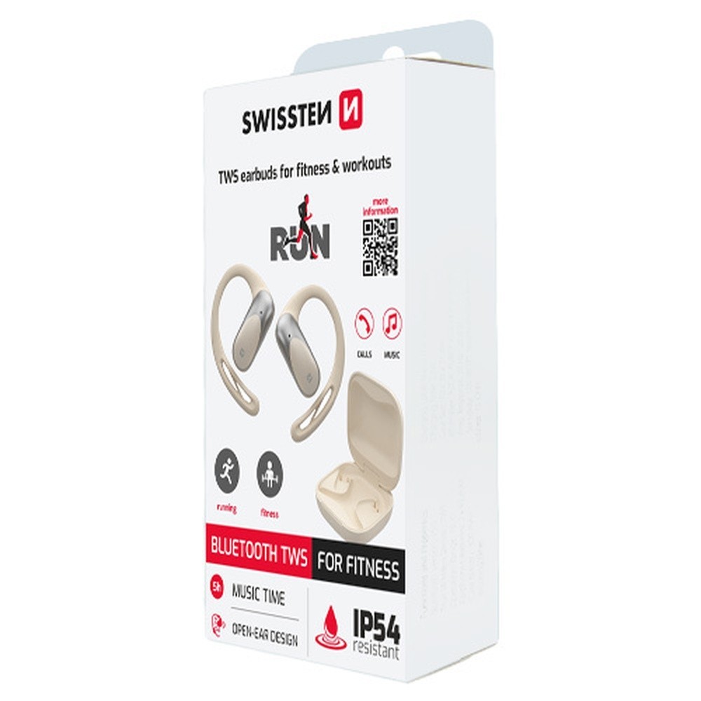 Écouteurs TWS Swissten beige