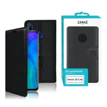 Etui Portefeuille Zanae noir pour Honor 20 Lite