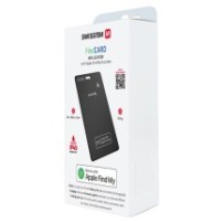 Smart Card Swissten compatible Apple Find My en noir