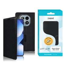 Etui Portefeuille Zanae noir pour Redmi Note 15 5G