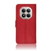 Étui portefeuille rouge pour Redmi Note 15 Pro 5G