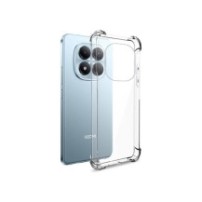 Coque silicone transparente avec coins renforcés pour Redmi Note 15 Pro 4G