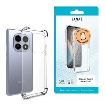 Coque silicone transparente pour Redmi Note 15 4G avec coins renforcés
